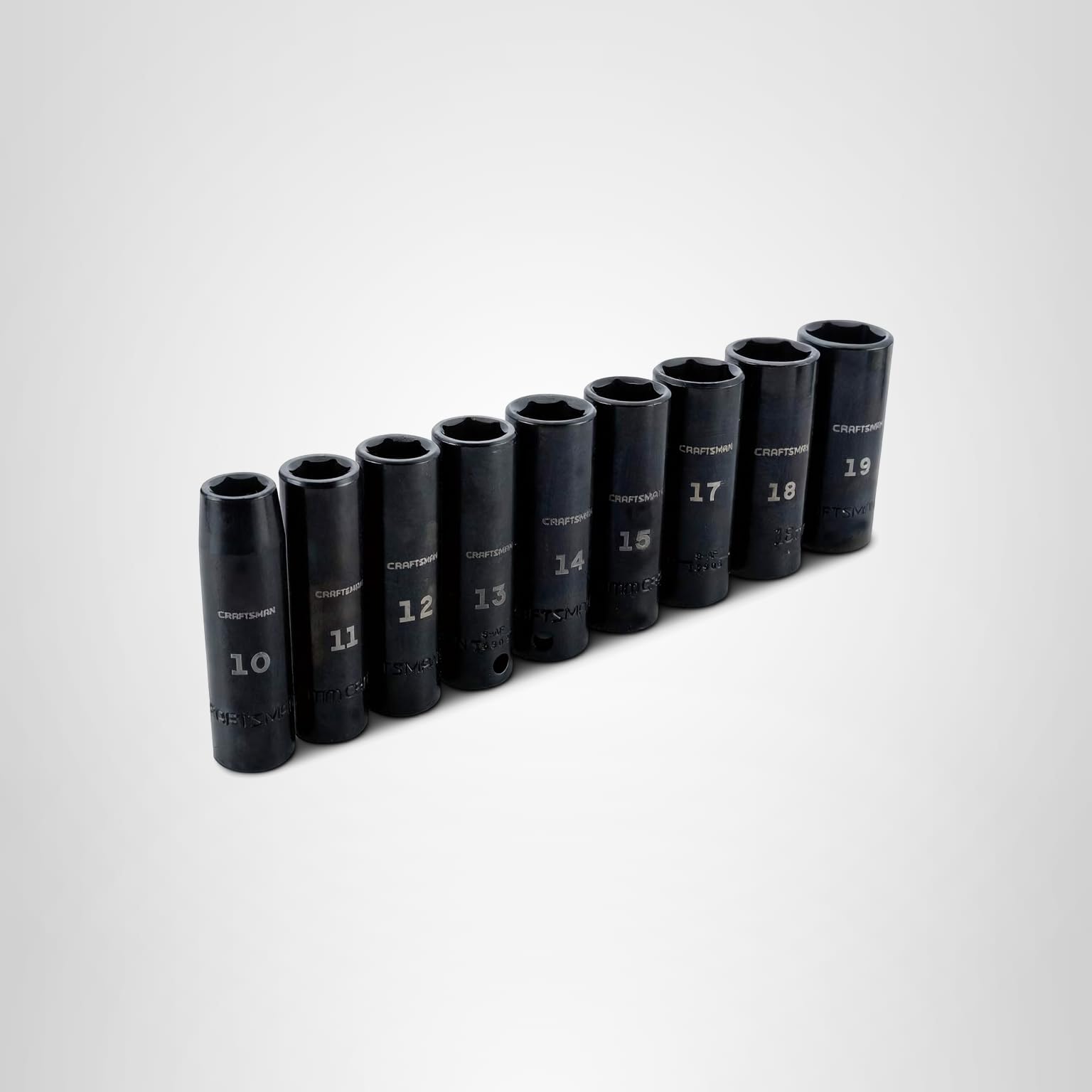 CRAFTSMAN Impact Socket Set, Metric, 3/8